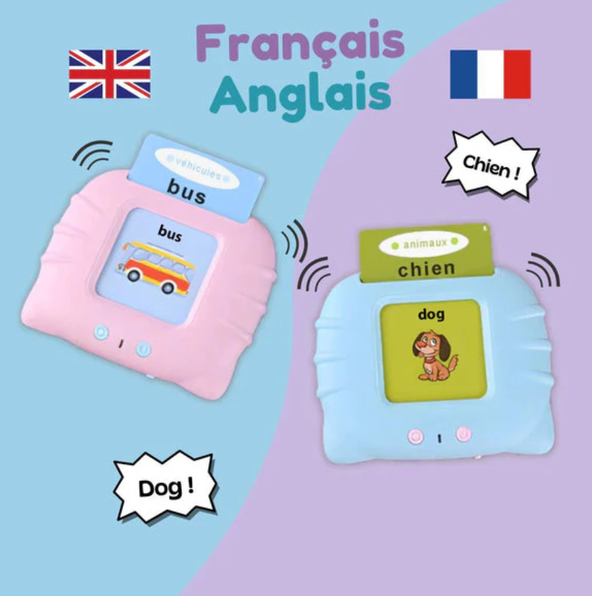 Cartes Parlantes Éducatives Bilingues Français et Anglais