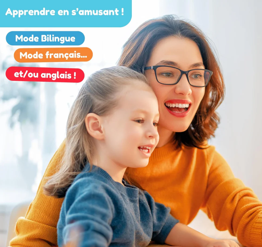 Cartes Parlantes Éducatives Bilingues Français et Anglais